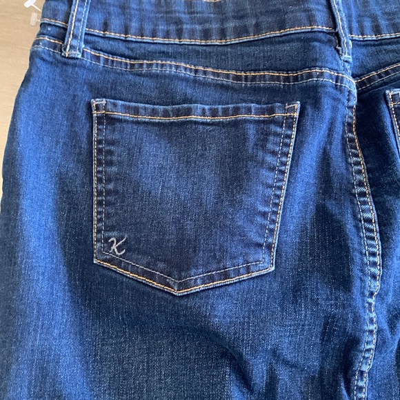 KUT Rosie Pencil Skirt Denim Blue Skirt Sz 8 Excellent Condition - Picture 12 of 12